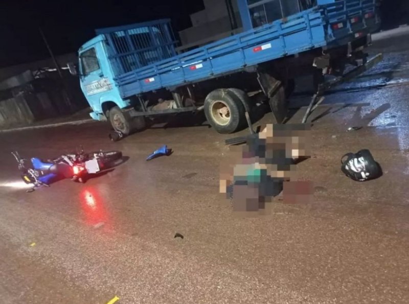Motociclista morre após bater em caminhão parado em Espigão do Oeste
