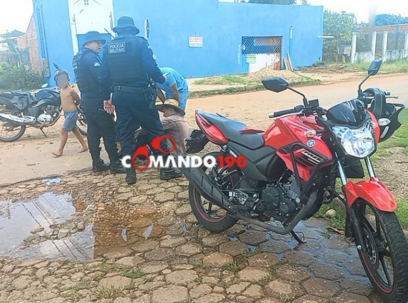 Acidente de Trânsito na Rua Cambé Deixa Dois Motociclistas Feridos em Ji-Paraná