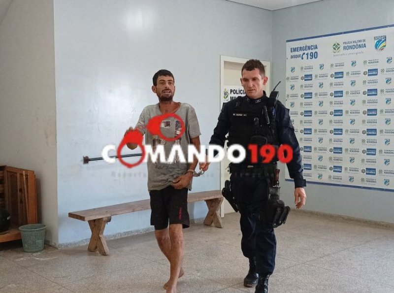 homem suspeito de furtar residência de Ex esposa é preso em Ji-Paraná 