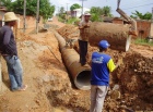 Semosp constrói bueiros em Ji-Paraná