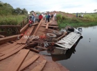 SÃO MIGUEL - Ponte cede com caminhão carregado de brita e cidades da BR 429 ficam isoladas 