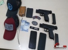 PM apreende adolescentes com réplicas de pistolas, em Ji-Paraná