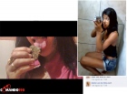 AUDÁCIA  – Sem medo da Lei, garotas postam fotos de Maconha e Arma no Facebook, em Ji-Paraná