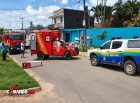 Incêndio destrói residência no bairro Bela Vista, em Ji-Paraná – VIDEO