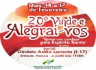 NOS DIAS 14 a 17/02 - “Vinde e Alegrai-vos” será no Adão Lamota