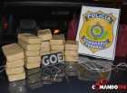 Em Ji-Paraná, PM e PRF prende traficante transportando 21 quilos de Pasta Base para Minas Gerais