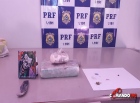 Trabalho em conjunto entre PM e PRF resulta na apreensão de mais de 1 Kg de Cocaína Pura