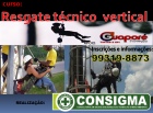 VAGAS LIMITADAS - CONSIGMA promove Curso Resgate Técnico Vertical 