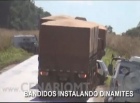 MATO GROSSO - Vídeo do momento do assalto ao carro-forte na BR-163 