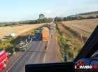 TRAGÉDIA – Acidente na BR 364 envolvendo carro e ambulância da FEMEROM resulta em três mortes