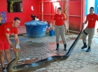 Corpo de Bombeiros captura Sucuri com quase 6 metros no perímetro urbano de Ji-Paraná