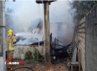 Incêndio destrói residência e deixa família desabrigada, em Ji-Paraná