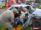 Acidente entre caminhonete Hilux e Gol deixa mãe e duas filhas feridas, em Ji-Paraná