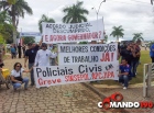 Em Ji-Paraná, manifestantes grevistas promovem 