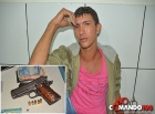 Polícia Militar prende jovem portando pistola 380, em Ji-Paraná