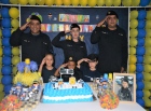 Policias Militares do 2º BPM participam de festa de aniversário da pequena Nathielli