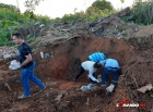 Vereadores de Castanheiras desenterram medicamentos em terreno baldio