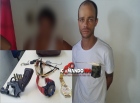 PM vai atender ocorrência de suposta briga de casal e encontra arma de fogo, em Ji-Paraná