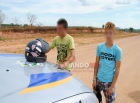 TOCANDO O TERROR - Menores roubam moto, em seguida assaltam mercado e acabam apreendidos pela PM 