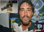 PM age rápido e prende homem armado que tentou matar cunhada e irmão, em Ji-Paraná