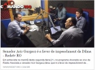 Após anunciar que é a favor de Dilma, Senador Acir Gurgacz publica no portal da SGC que está contra; Matéria é retirada do ar misteriosamente