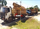 PF apreende quatro caminhões transportando madeiras ilegalmente - FOTOS!