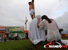 Encenação da Paixão de Cristo reúne centena de fiéis, em Ji-Paraná