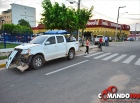 Imprudência causa mais um acidente no cruzamento da BR 364 com a Rua Seis de Maio, em Ji-Paraná