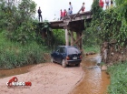 Motorista perde o controle de direção e cai de ponte, em Ji-Paraná – VIDEO