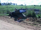 Bezerro invade pista e provoca acidente na área rural de Urupá