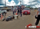 Motorista invade preferencial e provoca acidente, em Ji-Paraná