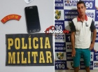 Em Rondolândia/MT, Polícia Militar recupera celular furtado e prende velho conhecido da justiça