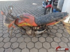 Motocicleta é encontrada submersa em córrego na zona rural de Ji-Paraná