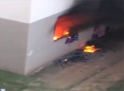  Desesperada, mãe joga filhos de apartamento durante incêndio no Orgulho do Madeira