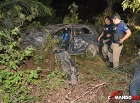 Acidente na BR 364, entre as cidades de Ouro Preto e Ji-Paraná, envolvendo carreta e carro de passeio quase termina em tragédia