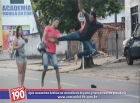 Após consumirem bebidas em conveniência de posto, jovens promovem pancadaria em plena Avenida Brasil, em Ji-Paraná – VIDEO 