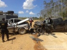 Acidente deixa oito vítimas na RO 010 (Linha 60) Km 10, em Mirante da Serra