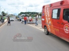 Colisão entre duas motocicletas deixa jovem ferido, em Ji-Paraná