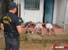 Equipe da Patrimônio da 2ª DP recupera motocicleta furtada e prende três suspeitos, em Ji-Paraná