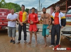 Corpo de Bombeiros resgata três pessoas que sobreviveram após barco virar no Rio Machado, em Ji-Paraná