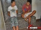 PM apreende menores vendendo droga no bairro Primavera