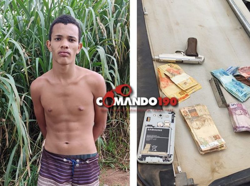 PM prende assaltante que espancou motorista de aplicativo durante roubo, em Ji-Paraná