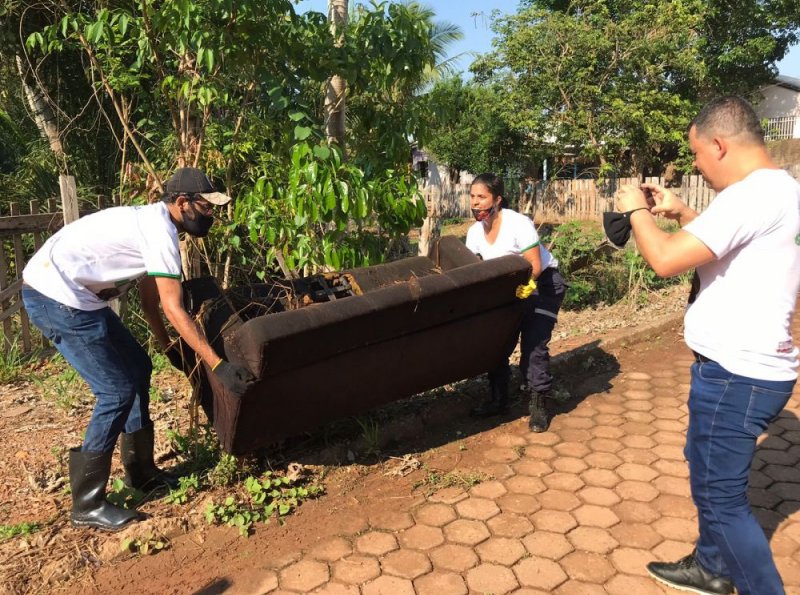 MFM e RLP mantém parcerias com prefeitura para limpeza do Rio Tamarupá em Cacoal