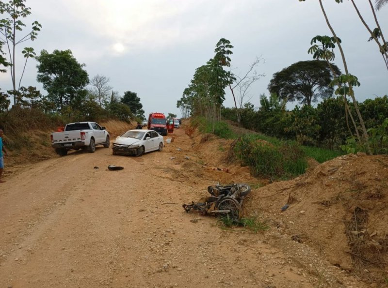 Motorista, possivelmente embriagado, mata mulher e foge sem prestar socorro, em Ji-Paraná