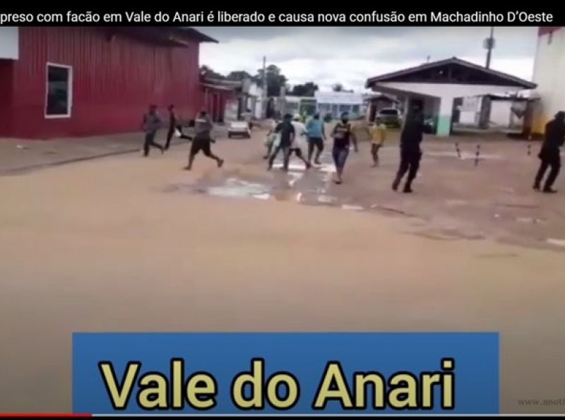 Vale do Anari: Homem é preso com facão, é liberado e causa nova confusão em Machadinho d’Oeste