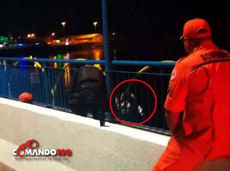 Em Ji-Paraná, mulher tenta suicídio na ponte sobre o Rio Machado