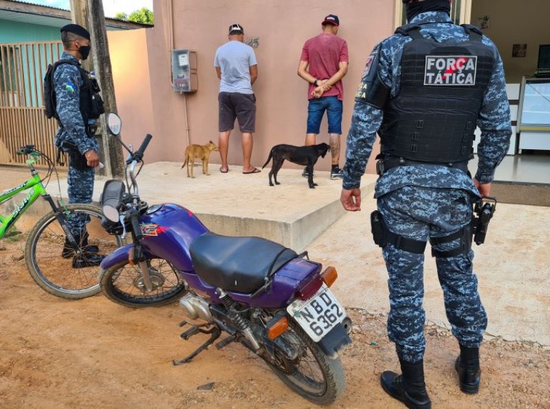 PM apreende motocicleta clonada, em Ji-Paraná