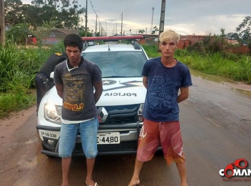 Em Ji-Paraná PM prende dupla após roubo e recupera motocicleta