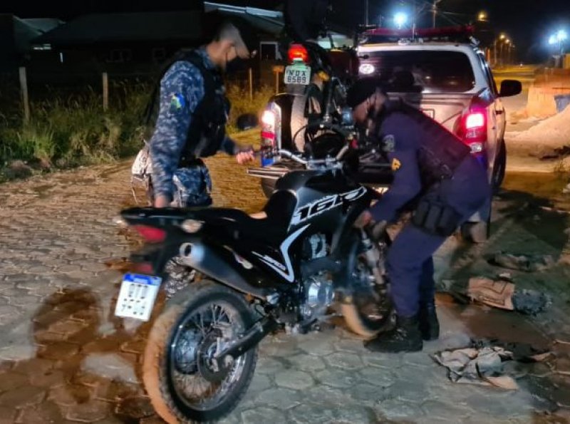 Em menos de 10 minutos, PM recupera motocicleta roubada em Ji-Paraná