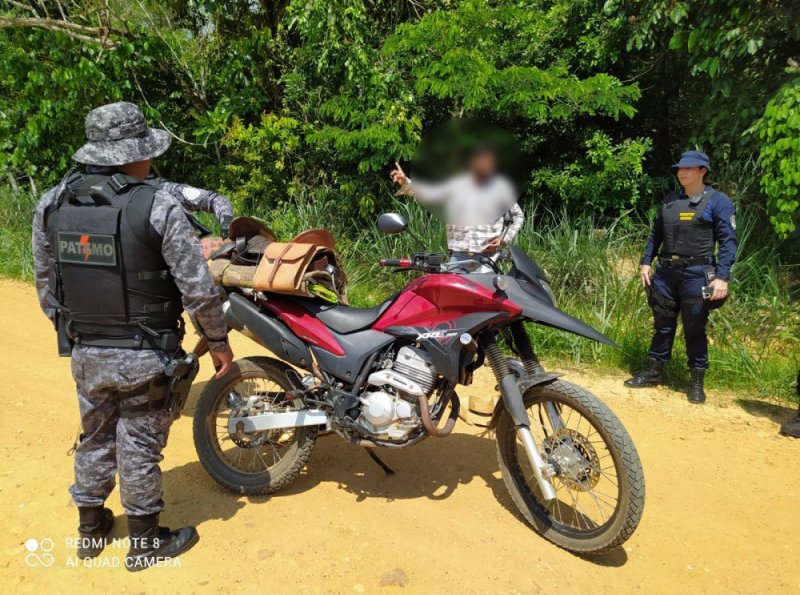 PM apreende arma de fogo durante Operação Paz no Campo, em Rondominas